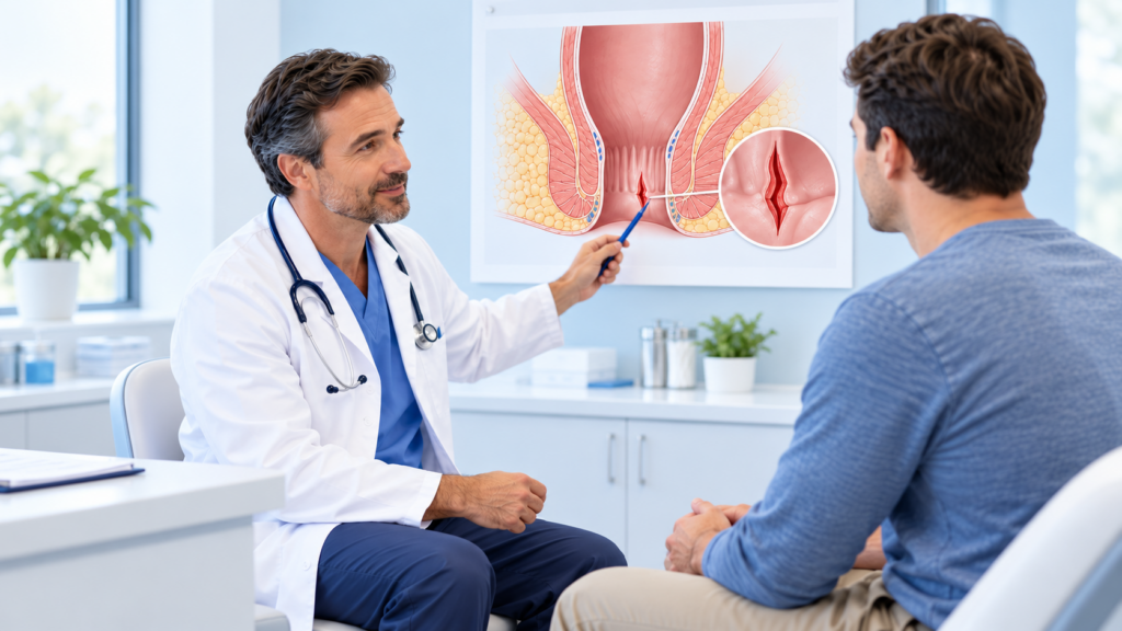 Anal fissure treatment consultation in Calgary